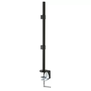 image of Lindy 700mm Pole with Desk Clamp Black