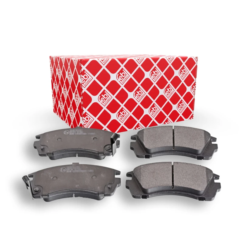 Image of FEBI BILSTEIN 16275 Brake pad set Front Axle, with acoustic wear warning Brake Pad Set,disc brake (402)