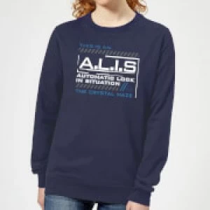 Image of Crystal Maze A.L.I.S. Womens Sweatshirt - Navy - L