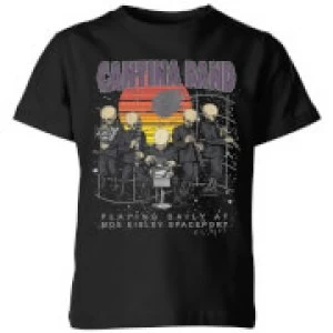 Image of Star Wars Cantina Band At Spaceport Kids T-Shirt - Black - 11-12 Years