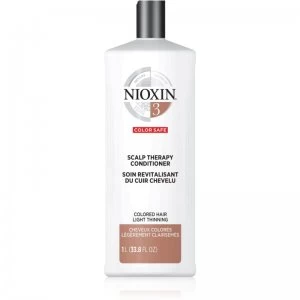 image of Nioxin System 3 Color Safe Scalp Therapy Revitalising Conditioner Moisturising and Nourishing Conditioner For Easy Combing 1000ml