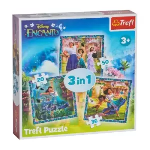 Image of Disney Encanto 3 in 1 Puzzle, none