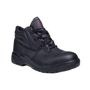 Image of Chukka Boot Size 4 Leather with Steel Toecap and Midsole Black