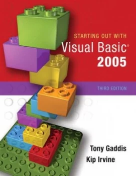 Image of Starting Out with Visual Basic 2005 by Tony Gaddis Book