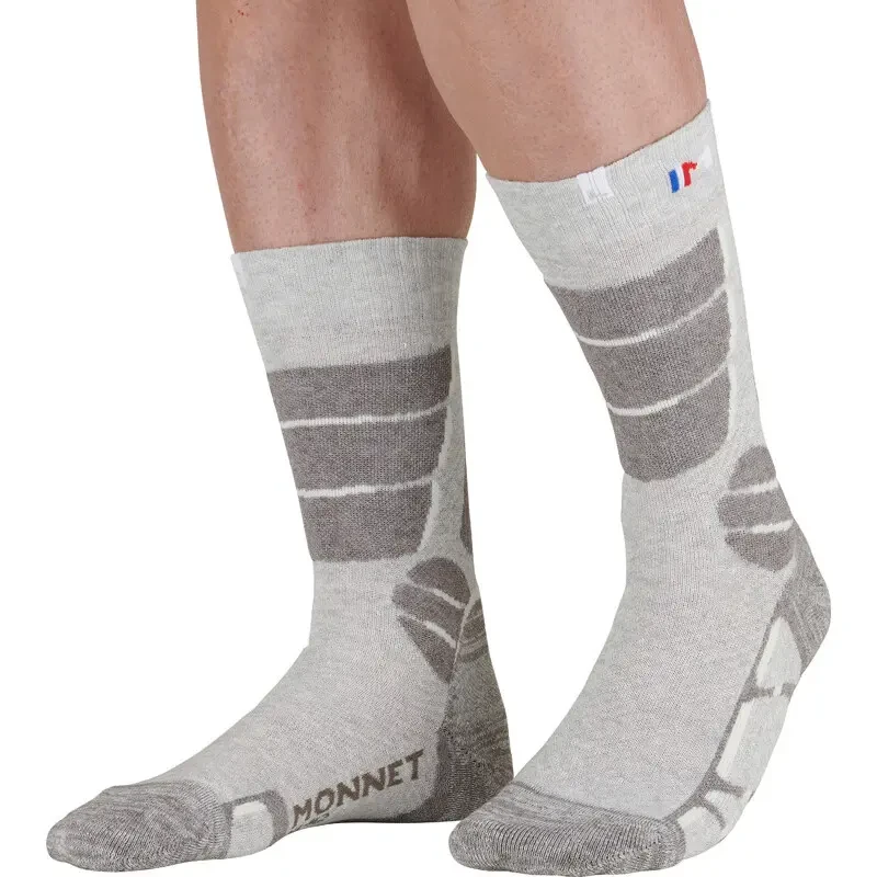 Image of Football Socks Monnet Lin Haute Gris Unisex 37/38