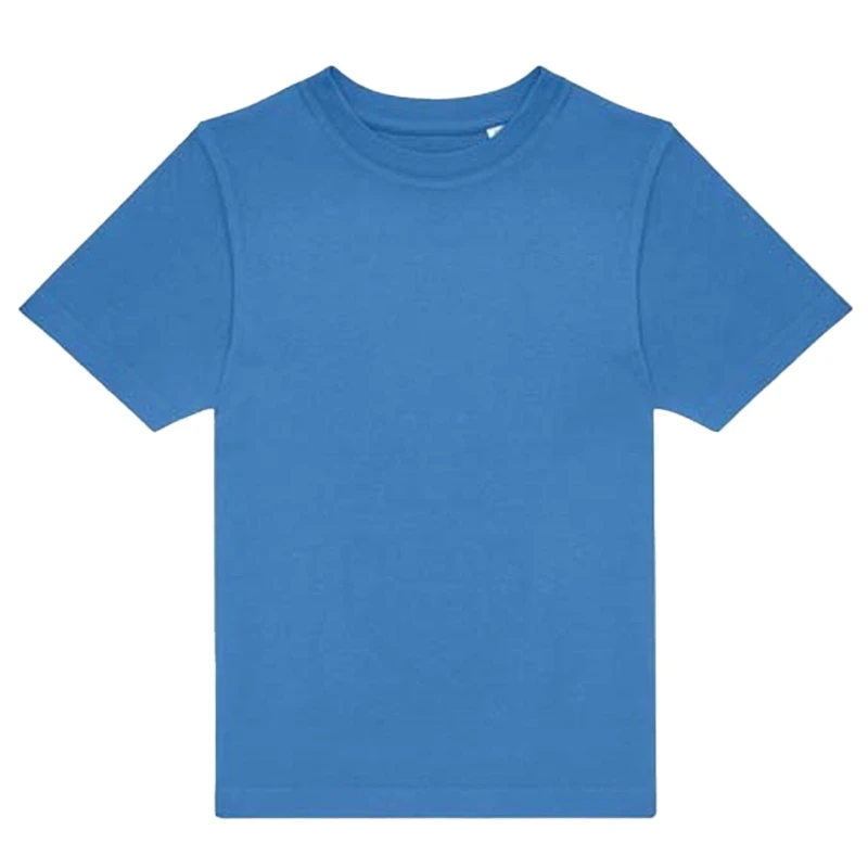 Image of B&C Plain Red T-Shirt in Dark Blue Size: 12-13 Years Dark Blue Unisex 12-13 Years