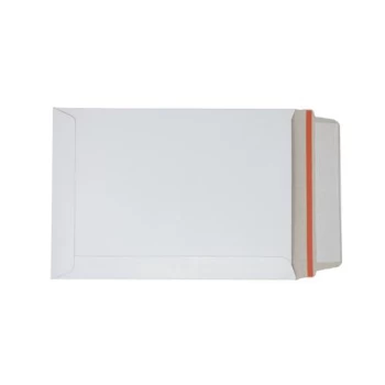Image of White Board Envelopes Peel & Seal C5+ 241x178mm White Ref AB10345 [Pack 100]