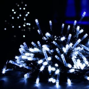 Image of Premier Decorations 400 Multi Action Battery Operated Timer Lights - White