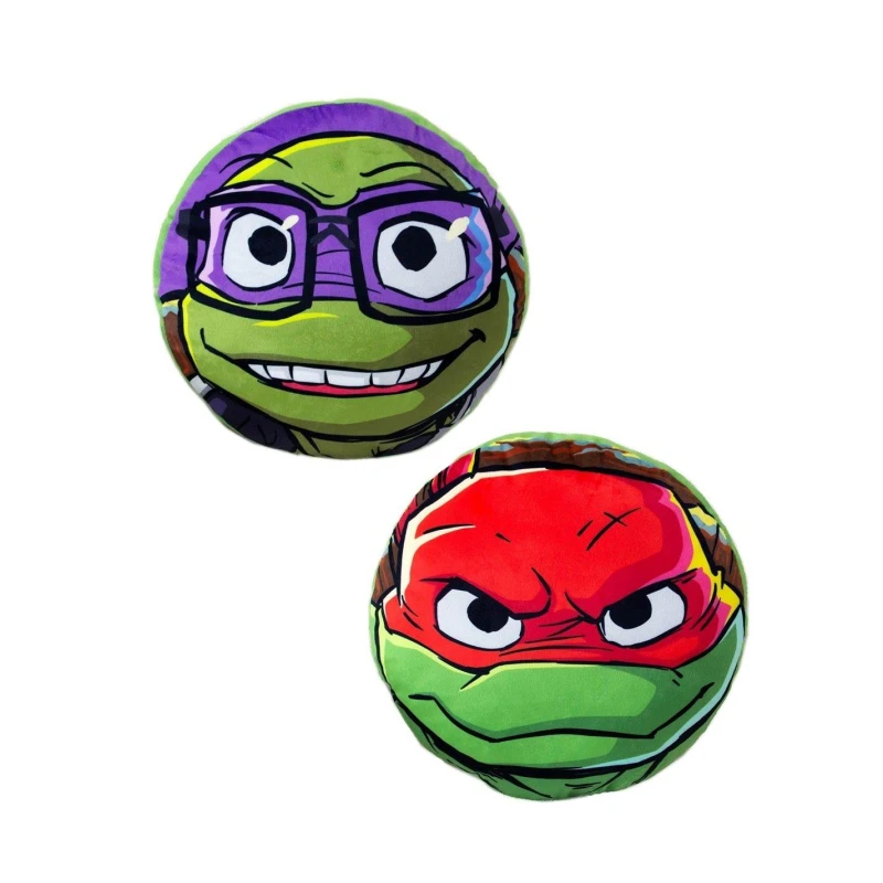 Image of Teenage Mutant Ninja Turtles Shaped Cushion Multi unisex One Size