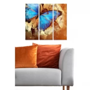 Image of MDF1267588 Multicolor Decorative MDF Painting (3 Pieces)