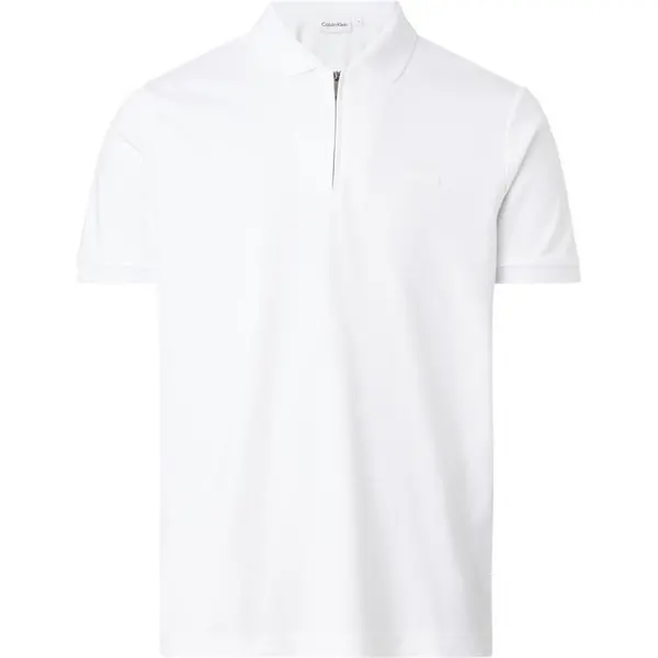 Image of Calvin Klein Welt Zip Polo Shirt S Black 54169240350