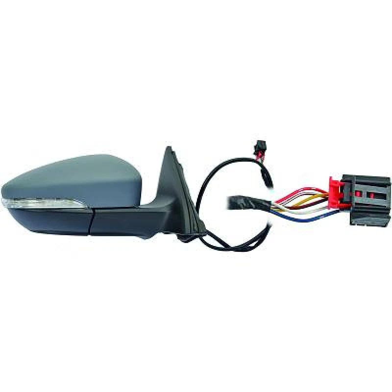 Image of DIEDERICHS 2233224 Wing mirror Right, Complete Mirror, primed Outside Mirror (50)