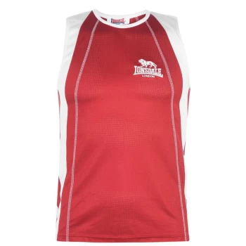 Image of Lonsdale Performance Vest Mens - Red