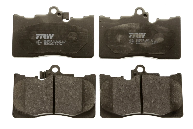 Image of TRW GDB3398 Brake pad set with acoustic wear warning Brake Pad Set,disc brake (402)