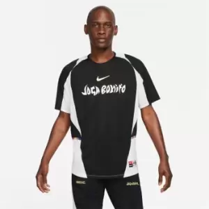 image of Nike FC Short Sleeve Home Jersey Mens - Black