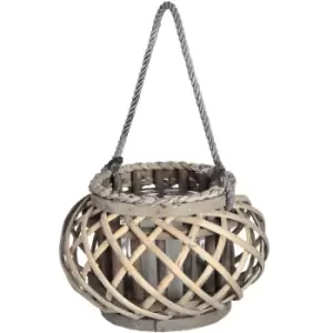 Image of Small Wicker Basket Lantern