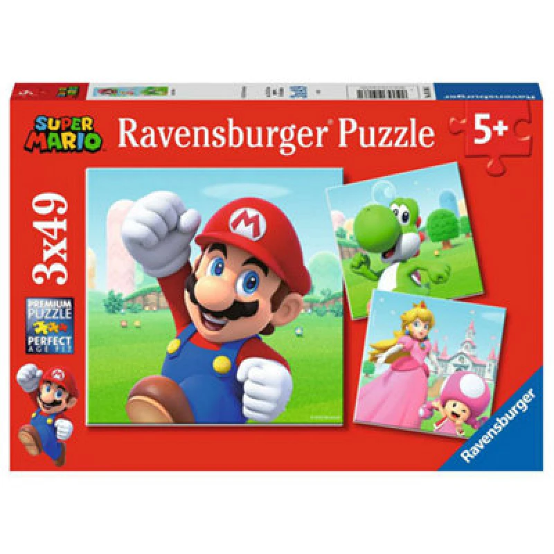 Image of Ravensburger Super Mario, XXL 100 Piece Jigsaw Puzzle 802991