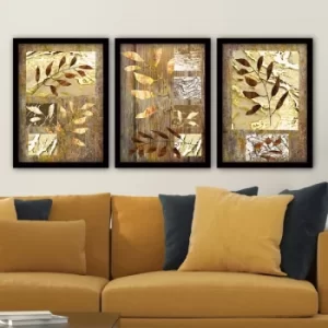 Image of 3SC133 Multicolor Decorative Framed Painting (3 Pieces)