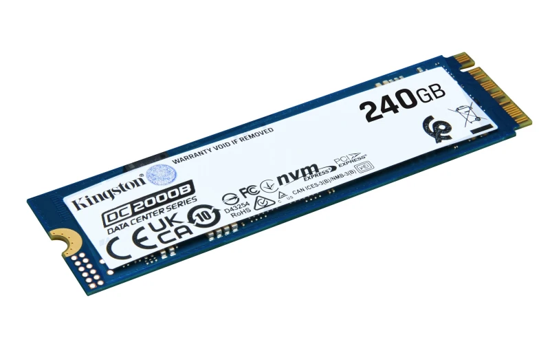 Image of 240GB Kingston DC2000B M.2 2280 PCI Express 4.0 x4 NVMe Solid State Drive