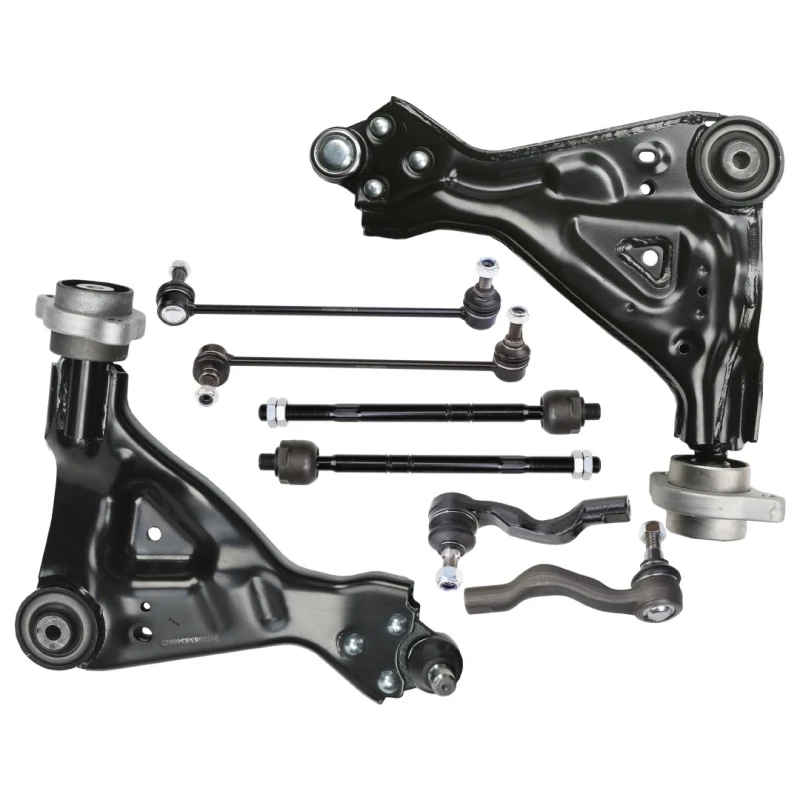 Image of RIDEX 772S0454 Control arm repair kit with coupling rod, Front Axle, Control Arm Suspension Kit (772)