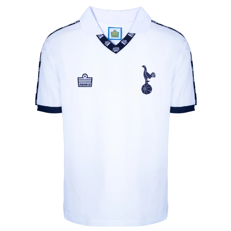 Image of Score Draw Tottenham Hotspur 1978 Admiral Retro Shirt SPURS78HADMPKSS-S S Mens Sportswear