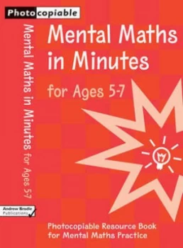 Image of Mental Maths in Minutes by Andrew Brodie Book
