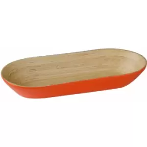 Image of Kyoto Orange Oblong Bowl - Premier Housewares