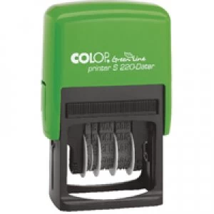 Image of Colop S220 Green Line Date Stamp 15520050