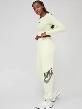 Image of Nike NSW Fleece Joggers - Green Size M Women