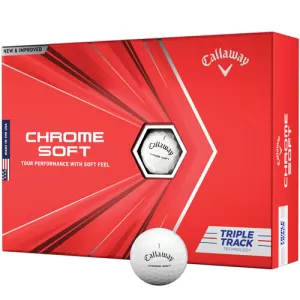 Image of Callaway Chrome Soft 12 Golf Balls - Y Triple Track