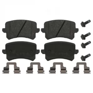 Image of Brake Pad Set 16991 by Febi Bilstein Rear Axle