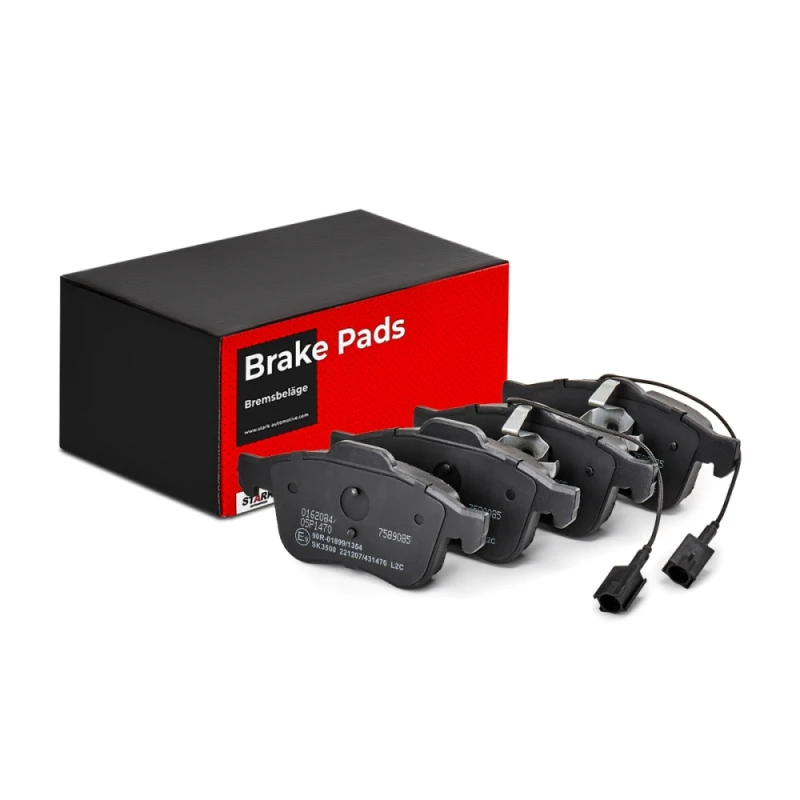 Image of STARK SKBP-0010414 Brake pad set Front Axle, incl. wear warning contact Brake Pad Set,disc brake (402)