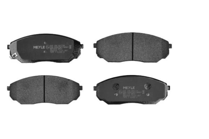 Image of MEYLE 025 240 9217/W Brake pad set Front Axle, with acoustic wear warning, Original Quality, with anti-squeak plate Brake Pad Set,disc brake (402)