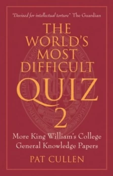 Image of The worlds most difficult quiz 2 by Pat Cullen