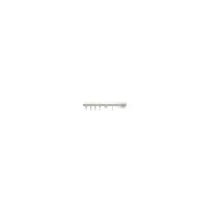 Image of Complete Wooden Curtain Pole Set240 White