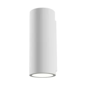 Parma Wall Lamp White, 2 Light, GU10, Paintable