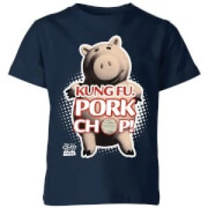 Image of Toy Story Kung Fu Pork Chop Kids T-Shirt - Navy - 11-12 Years