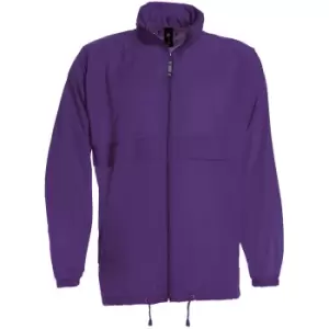 Image of B&C Sirocco Mens Lightweight Jacket / Mens Outer Jackets (XL) (Purple)