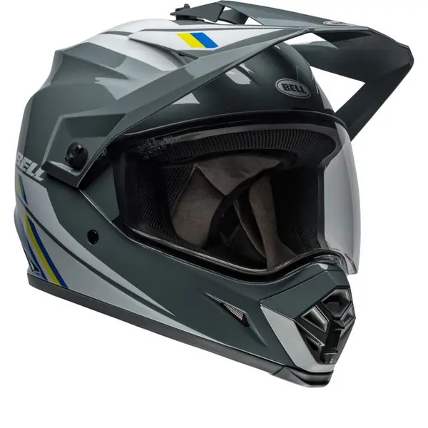 Image of BELL MX-9 Adventure MIPS Alpine Gray Blue Adventure Helmet Size XL