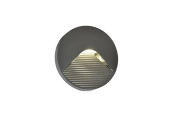 image of Forum Lighting 2W Coast Breez Round Surface LED Brick Light Anthracite 4000K - CZ-29193-ATR