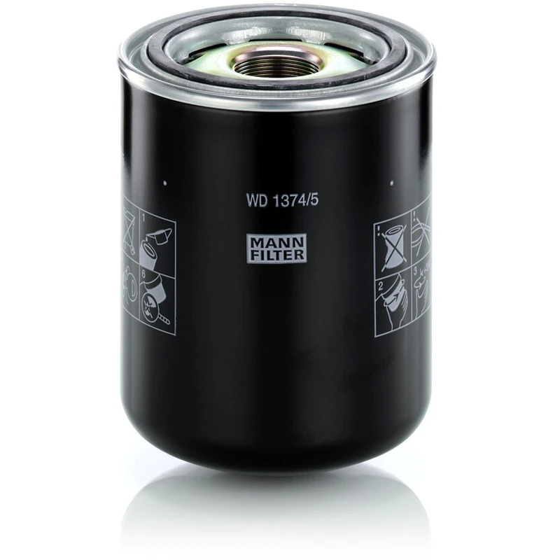 Image of MANN-FILTER WD 1374/5 Oil filter for high pressure levels Oil Filter (7)