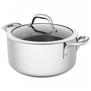 image of Morphy Richards Pro Tri-Ply Stainless Steel Casserole Pan