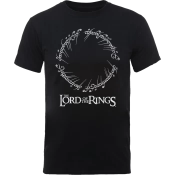 Image of The Lord Of The Rings Mens T-Shirt in Black - L