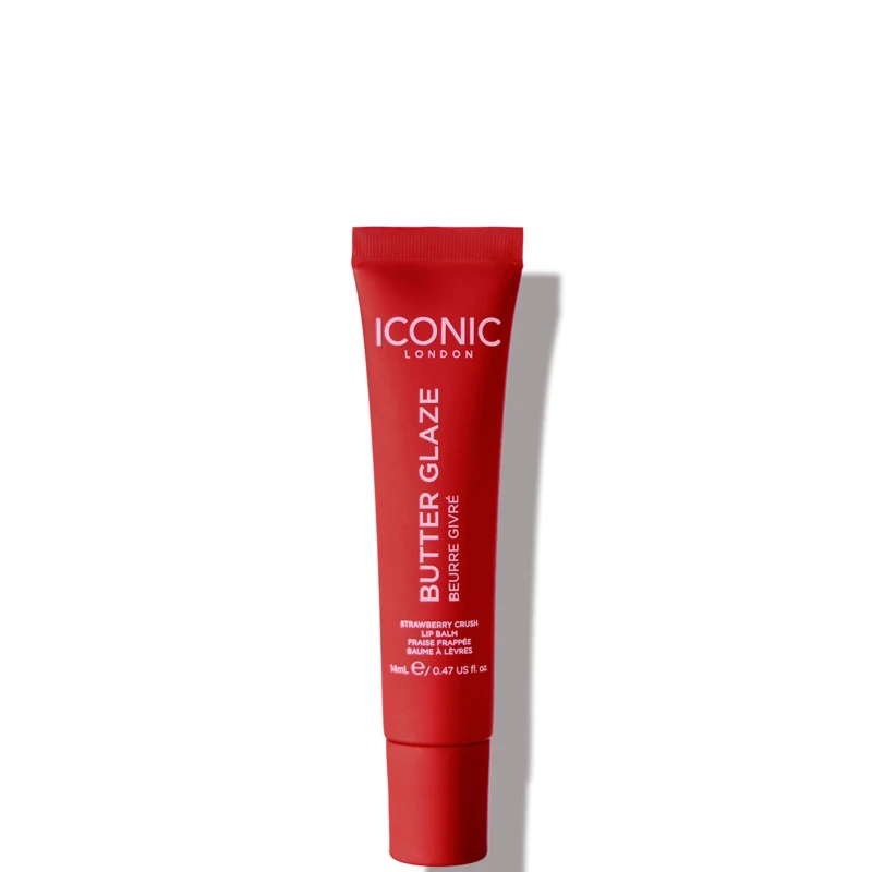 Image of Iconic London Butter Glaze Lip Balm (Various Shades) - Strawberry Crush
