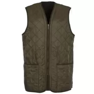 Image of Barbour Mens Polarquilt Zip-In Liner Olive Large