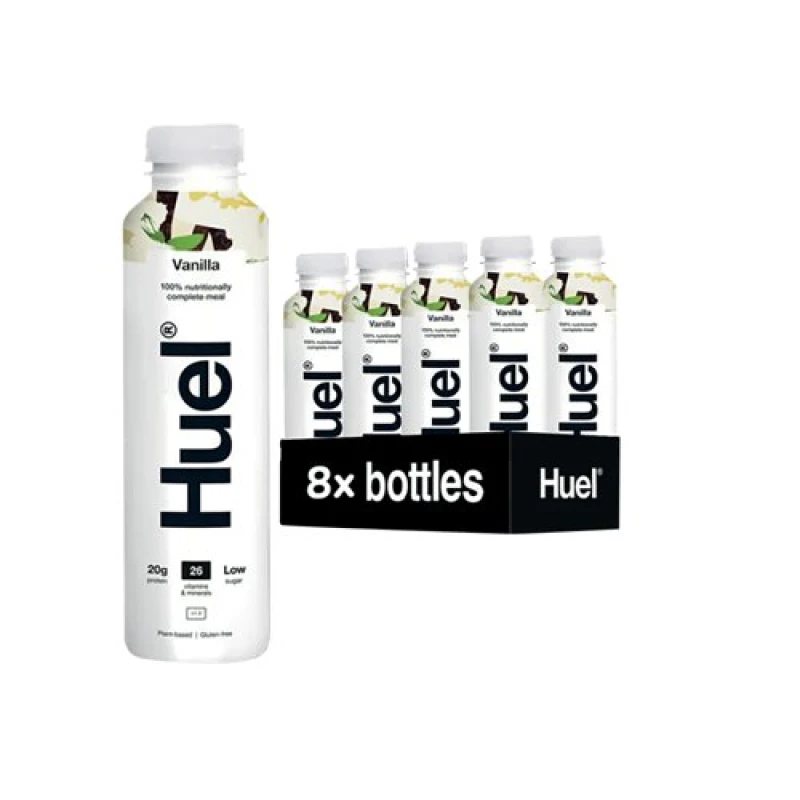 Image of Huel Vanilla Complete Meal Drink 500ml (8 Pack) RTD8-VAN-10R