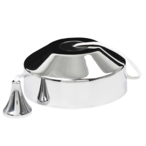 Image of KnightsBridge Polished Chrome Bathroom Pull Cord Ceiling Switch