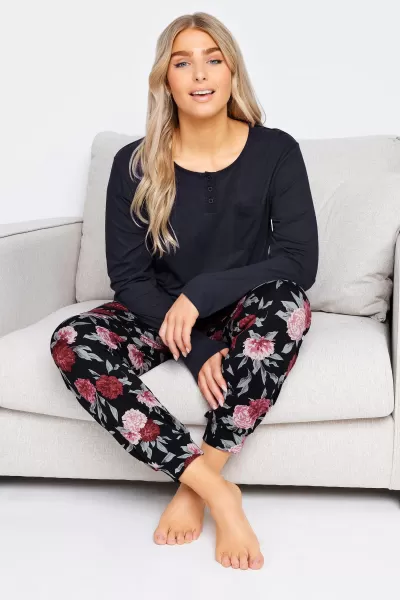 Image of Floral Soft Touch Pyjama Set