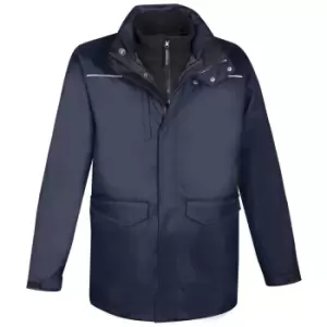 Image of Stormtech Mens Vortex HD 3-in-1 System Parka (2XL) (Navy Blue)
