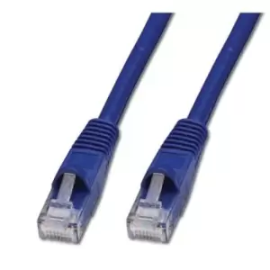 image of Intellinet Network Patch Cable Cat6 20m Blue CCA U/UTP PVC RJ45 Gold Plated Contacts Snagless Booted Lifetime Warranty Polybag